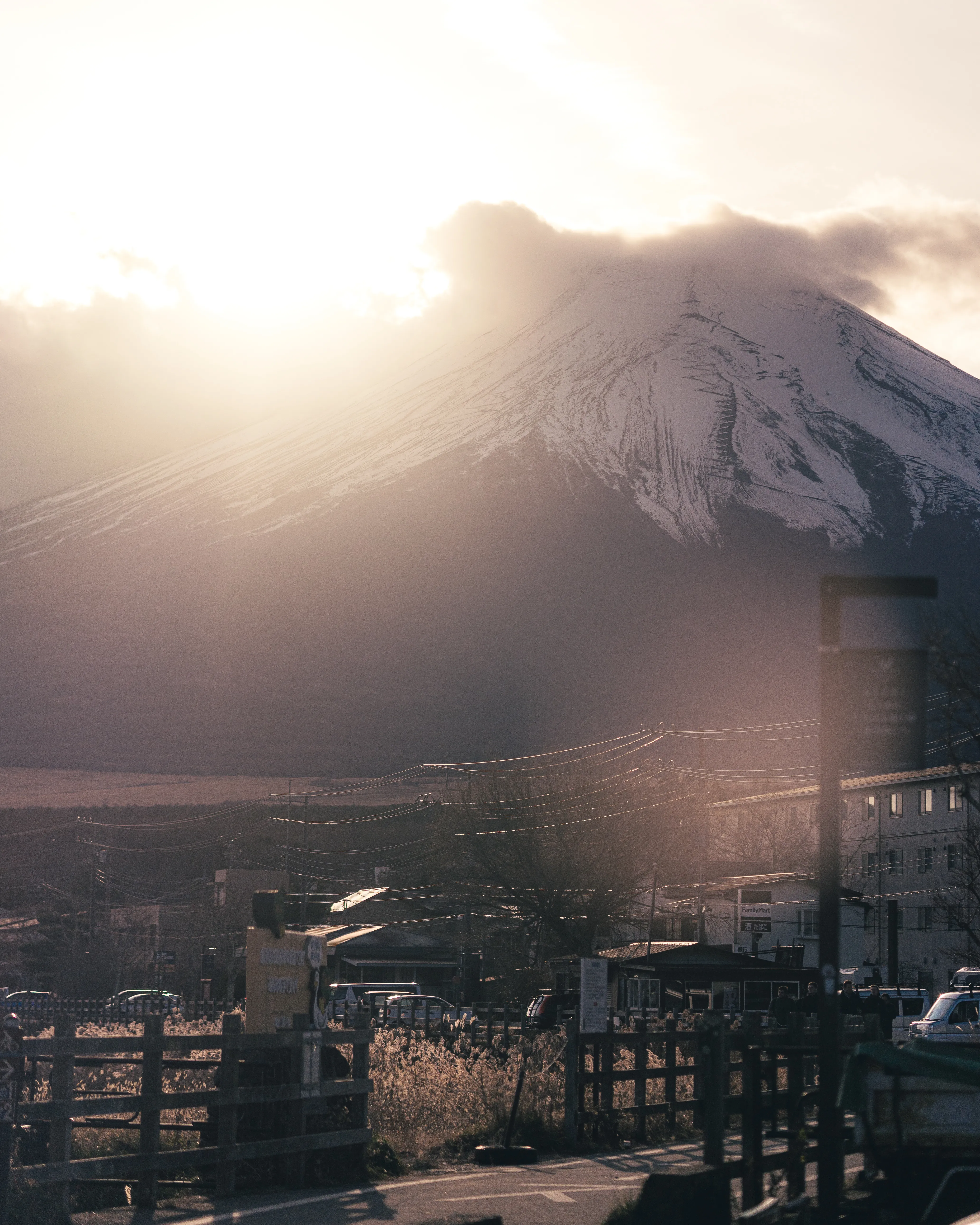 fuji sunset